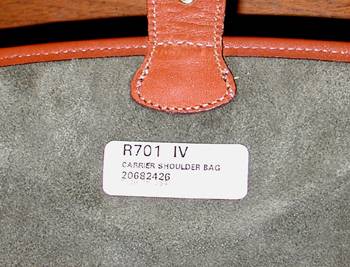 Dooney and Bourke All-Weather Carrier Shoulder Bag