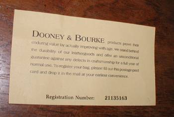 dooney and bourke authenticity check