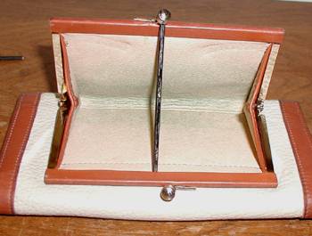 Dooney and Bourke All-Weather Leather Checkbook Wallet with coin purse