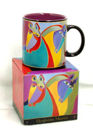 Laurel Burch Horse Mugs