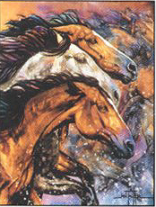 Leanin' Tree Blank Note Cards from Horsekeeping.com