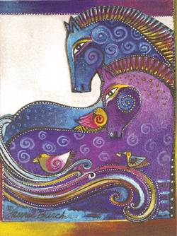 Leanin' Tree Blank Note Cards from Horsekeeping.com