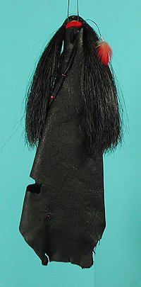 Native American Apache Raven Shaman Spirit Doll