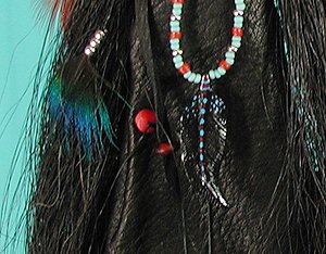 Native American Apache Raven Shaman Spirit Doll