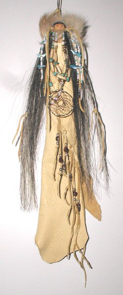 Native American Apache Grandmother Shaman Spirit Doll