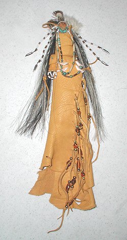 Native American Apache Grandmother Shaman Spirit Doll