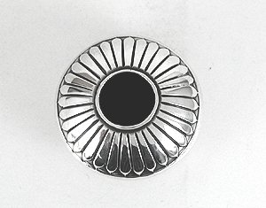 Navajo sterling silver seed pot