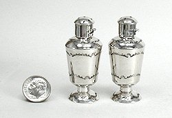 Navajo sterling silver salt and pepper shaker set