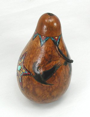 Raven Morning Star Spirti Ceremonial Rattle
