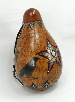 Raven Morning Star Spirti Ceremonial Rattle