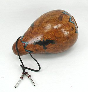 Raven Morning Star Spirti Ceremonial Rattle