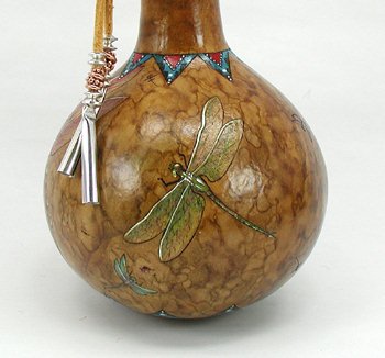 Dragonfly Morning Star Spirti Ceremonial Rattle