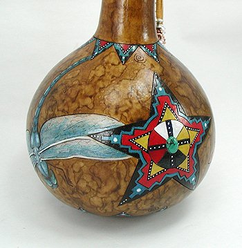 Dragonfly Morning Star Spirti Ceremonial Rattle