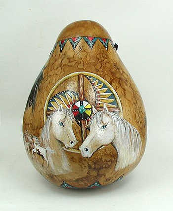 Horse Spirit Ceremonial Rattle