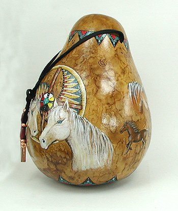 Horse Spirit Ceremonial Rattle