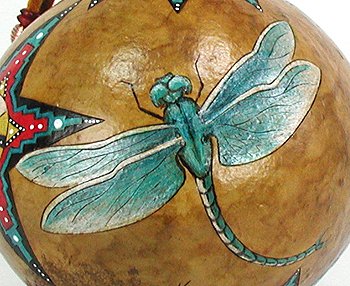 Dragonfly Morning Star Spirti Ceremonial Rattle