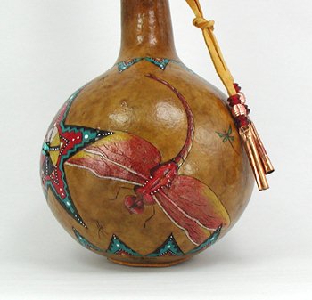 Dragonfly Morning Star Spirti Ceremonial Rattle