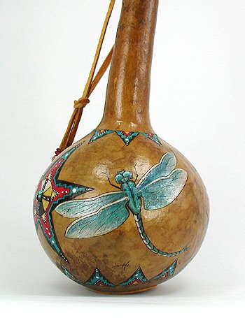 Dragonfly Morning Star Spirti Ceremonial Rattle
