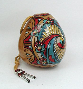 Wolf Spirit Ceremonial Rattle