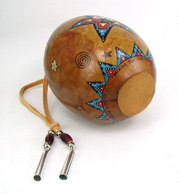 Kachina Sunface Spirit Ceremonial Rattle