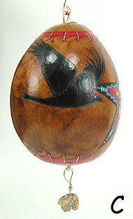 Raven Crow Spirit ornament