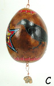 Raven Crow Spirit ornament