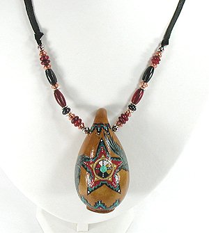 Native American Apache Raven Spirit Amulet Rattle