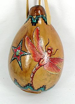 Dragonfly Morning Star Spirti Ceremonial Rattle