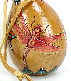 Dragonfly Morning Star Spirti Ceremonial Rattle