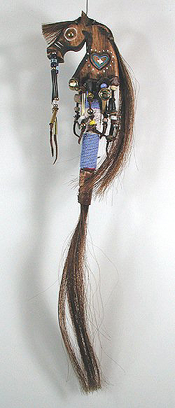 Lakota Horse  Spirit Dance Rattle