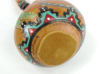 Native American Apache Dragonfly Spirit Amulet Rattle