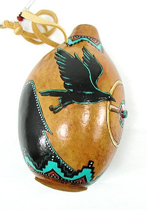 Raven Morning Star Spirti Ceremonial Rattle