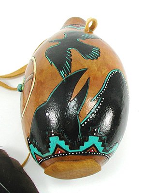 Raven Morning Star Spirti Ceremonial Rattle