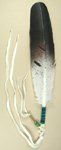 bone feather earrings