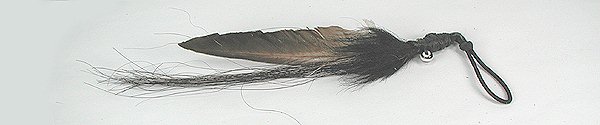 Oglala Lakota Feather and Horse Hair  Ties