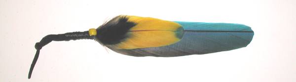 Oglala Lakota Feather and Horse Hair  Ties