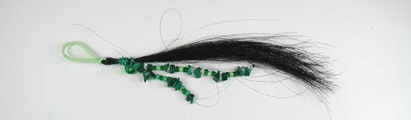Oglala Lakota Feather and Horse Hair  Ties