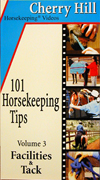 101 Horsekeeping Tips VHS Volume 3 Facilities and Tack