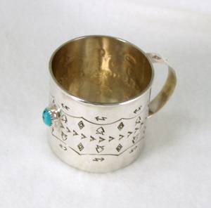Hand made Native American Indian Jewelry; Navajo Sterling Silver horse bracelet