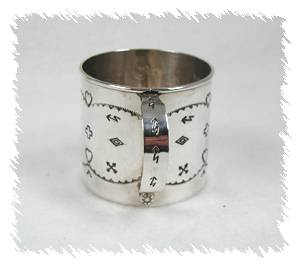Hand made Native American Navajo  Indian Sterling Silver Baby Cup