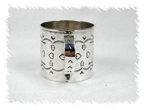 Hand made Native American Navajo  Indian Sterling Silver Baby Cup