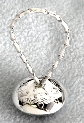Hand made Native American Indian Jewelry; Navajo Sterling Silver horse bracelet