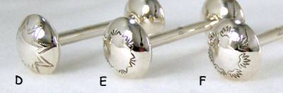 Hand made Native American Indian Jewelry; Navajo Sterling Silver baby rattle