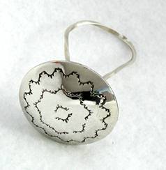 Hand made Native American Indian Jewelry; Navajo Sterling Silver baby rattle