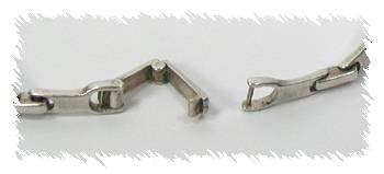 Vintage sterling silver link bracelet