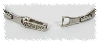 Vintage sterling silver link bracelet
