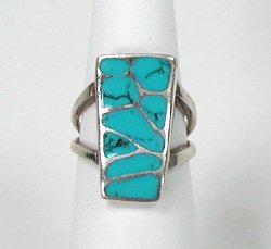 Vintage sterling silver Turquoise ring