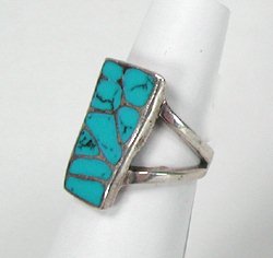 Vintage sterling silver Turquoise ring