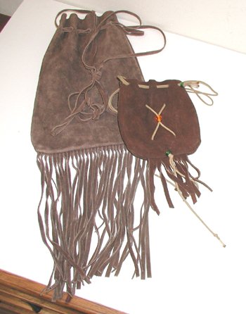 Native American Indian Elkskin Medicine Bag