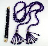 vintage cobalt necklace and bracelet